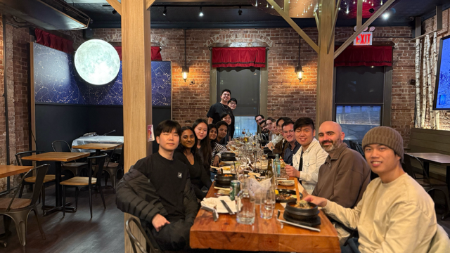 Procurement team dinner